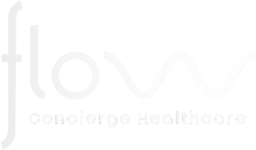 Flow Concierge Healthcare Logo White