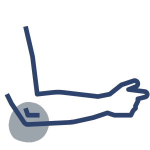 elbow pain icon