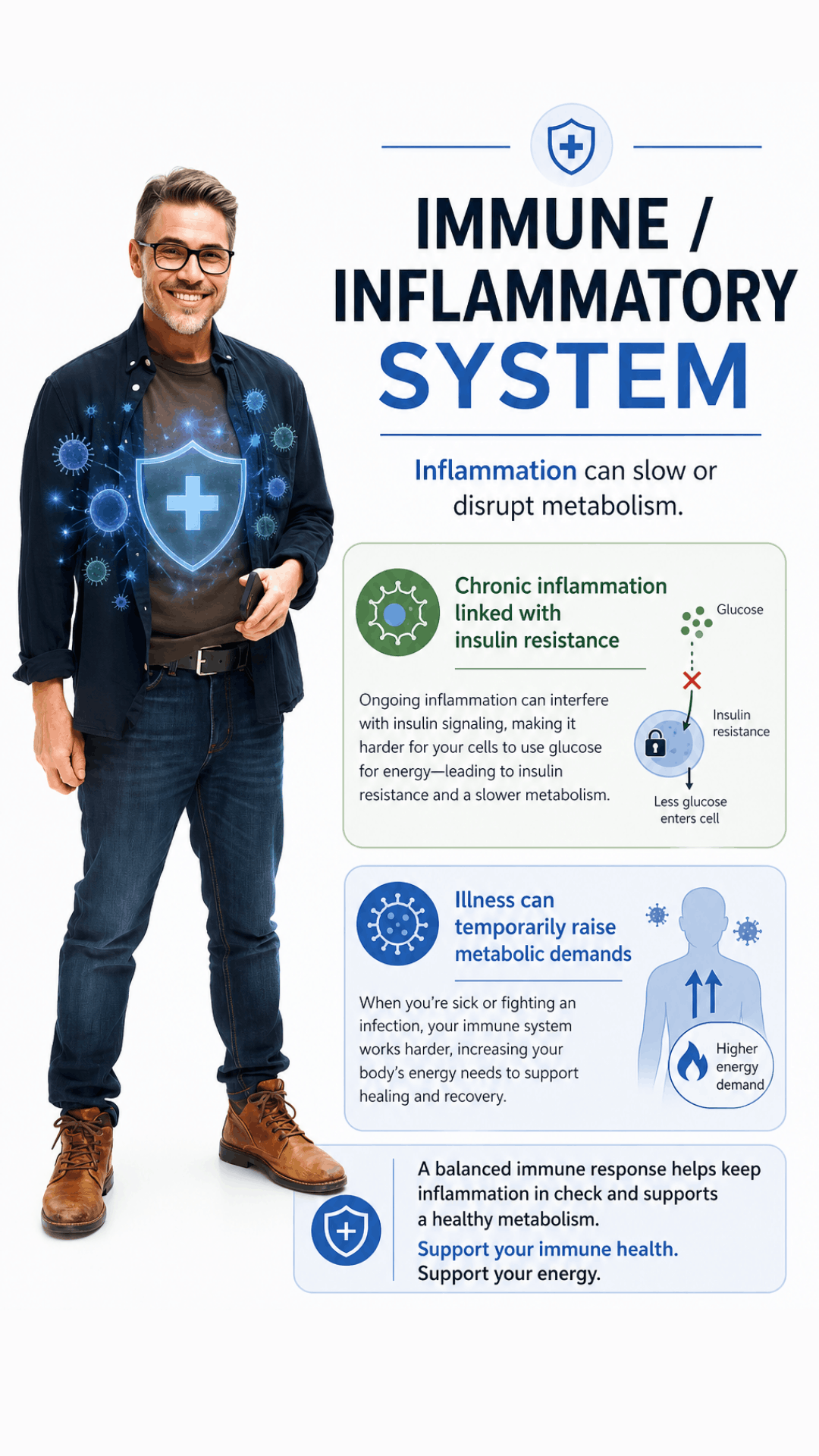Immune and Inflammatory System Infographic